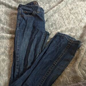 Kimes Ranch Women's Straight Leg Jeans - Dark Blue